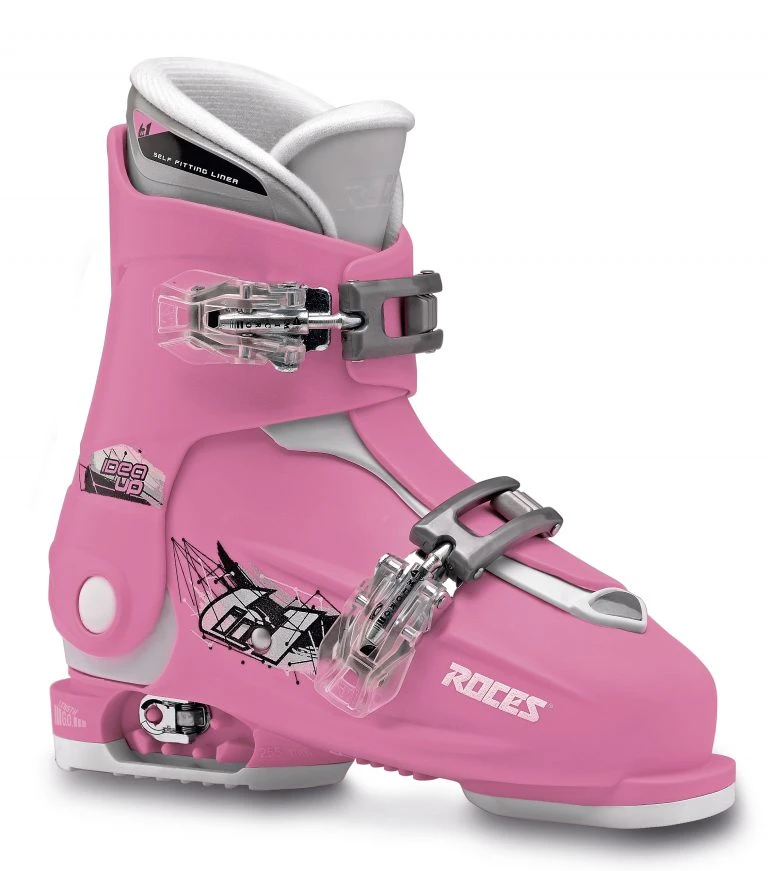 Roces IDEA Up Pink White In Grote Verstelbare Skischoenen - Afbeelding 2