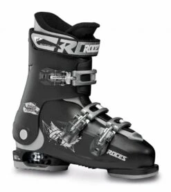 Roces IDEA Free Black Silver Verstelbare Skischoenen 36-40