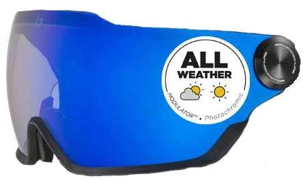 Vervangende Meekleurende Photochromic Blue Mirror Lens Replacement Lens