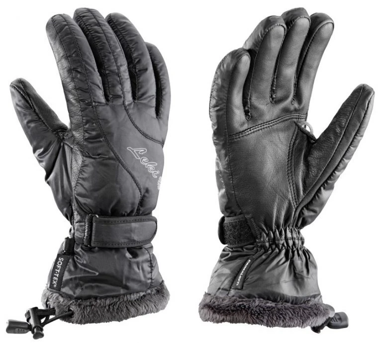 Leki Black Feather S Zeer Zachte Dames Skihandschoenen