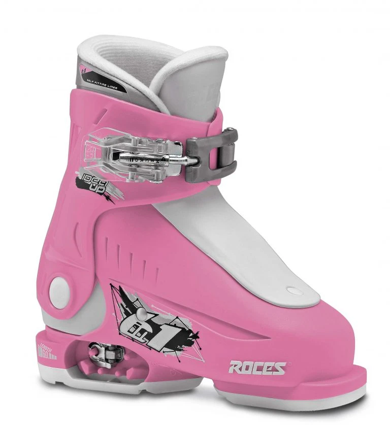 Roces IDEA Up Pink White In Grote Verstelbare Skischoenen